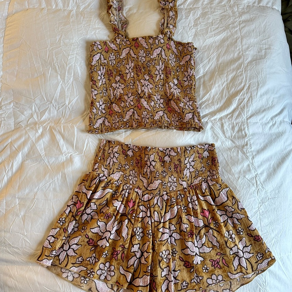 Aerie Jungle Thrills Smocked Set